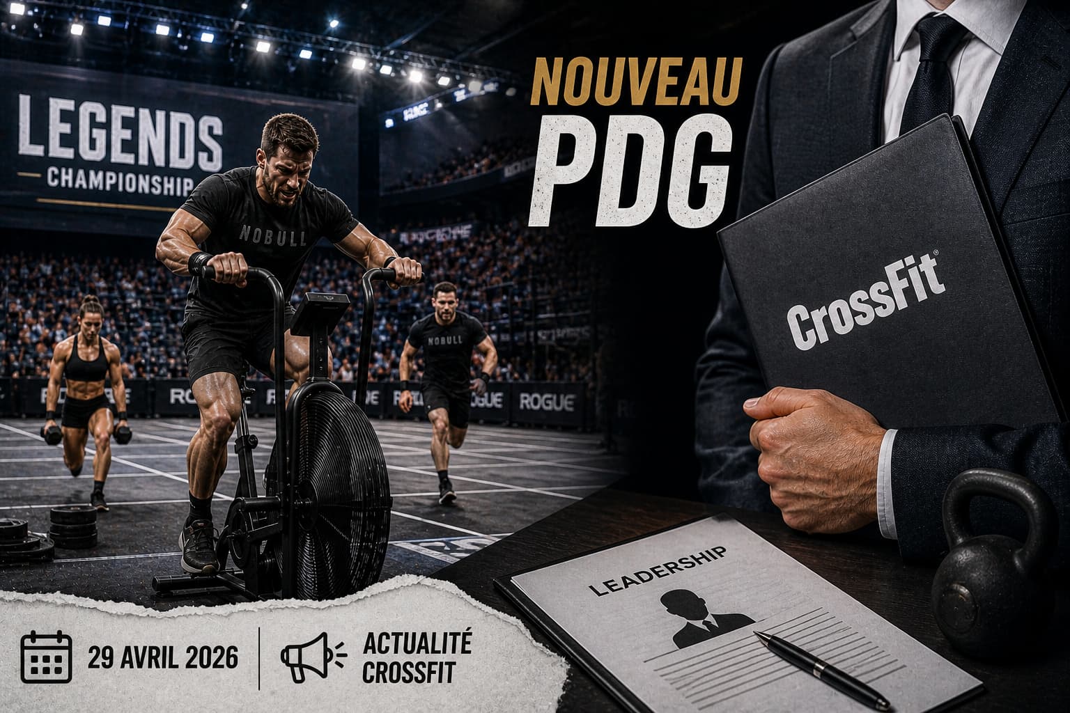 Nouveau PDG, Legends Championship et Laura Horvath : l&rsquo;actu CrossFit du 29 avril 2026