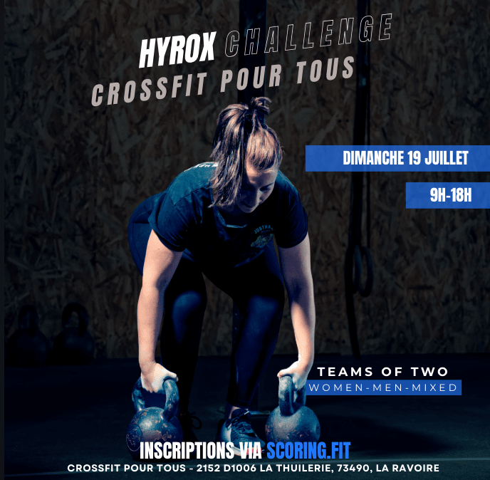 Hyrox challenge CFPT