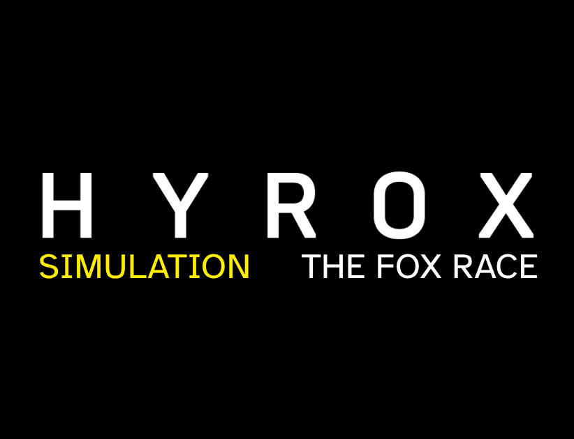 Hyrox Simulation : Fox Race