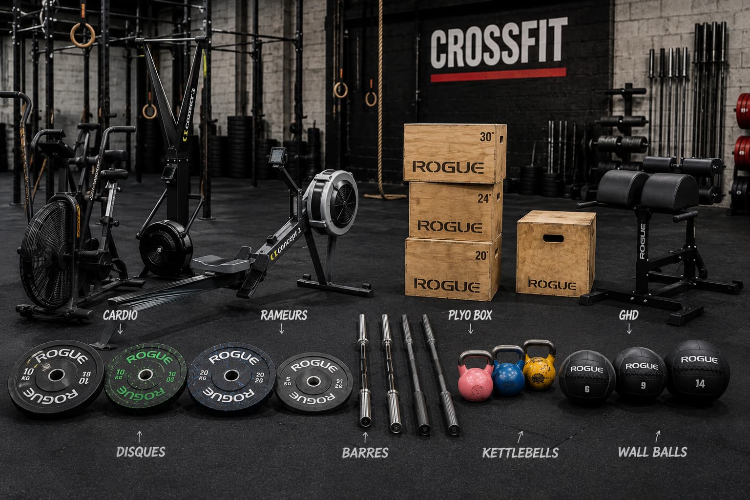 Matériel CrossFit WOD : le comparatif pour bien s'équiper
