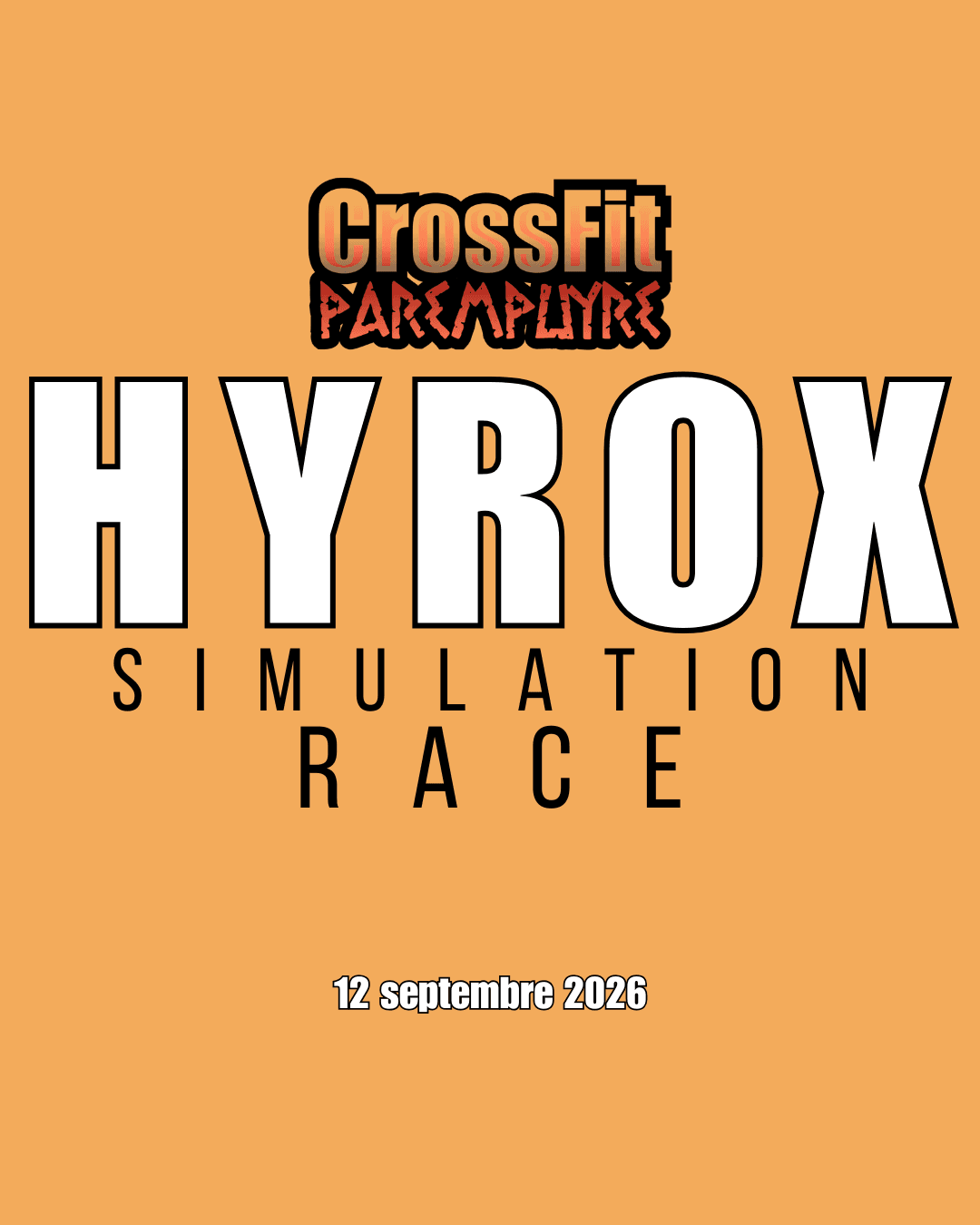 CrossFit Parempuyre HYROX Race Simulation