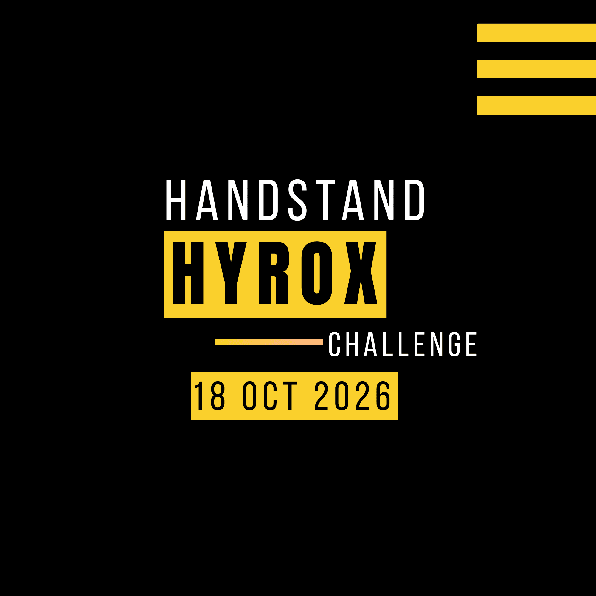 Handstand HYROX Challenge