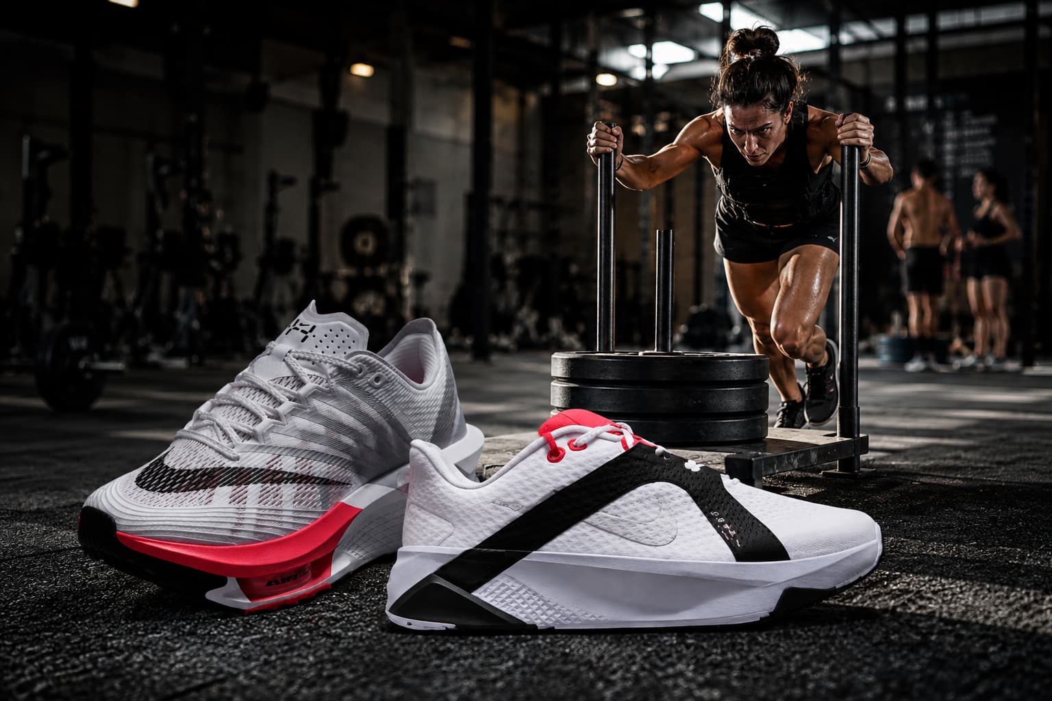 Nike Hybrid RN et Fly : la marque à la virgule dévoile ses premières chaussures dédiées à l&rsquo;Hyrox