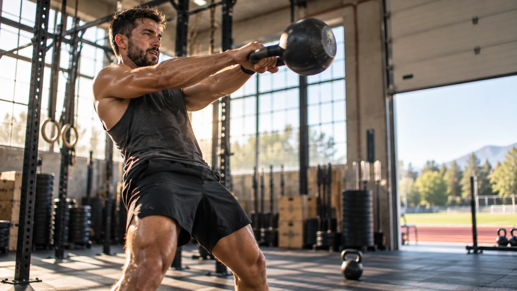 WOD Kettlebell CrossFit : Cinder, une séance For Time à faire avec un seul kettlebell